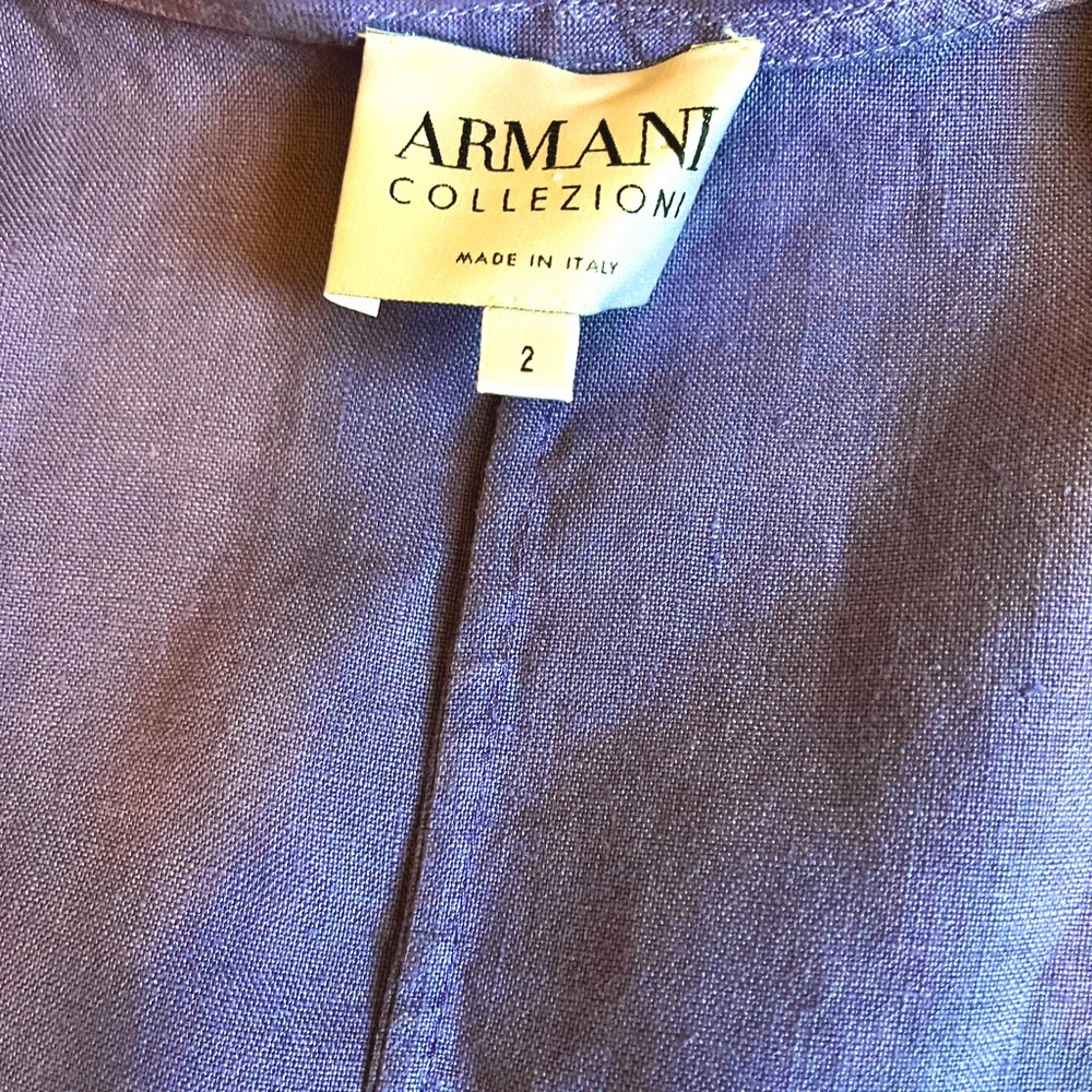 Beautiful periwinkle Armani Collezioni women’s suit purchased from Neiman Marcus